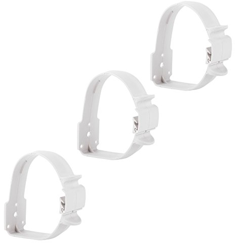 3 abrazaderas para manguera aislante Truma de 65 mm, color gris