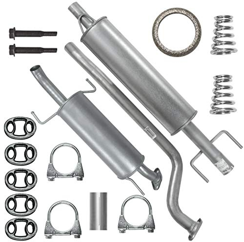 Adamot Auspuffanlage Schalldämpferset Auspuff für Opel Astra G 2 II 1.4i 1.6i