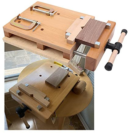 Duchunsheng Morsa da Banco per La Lavorazione del Legno Front Vise, Morsa da Falegname per Strumento Falegname, Banco da Lavoro in Legno Massello, Morsa da Banco (Size : L 40cm W 30cm)