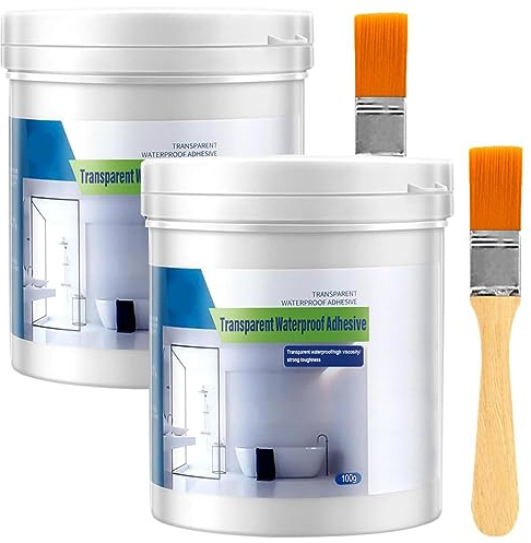 Transparent Waterproof Coating, Super Strong Waterproof Anti-Leakage Agent Invisible Polyurethane Waterproof Agent, Waterproof Insulation Sealant Transparent Repairing Leak Waterproof Adhesive