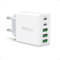 50W USB C Ladegerät, Gcstnn 5 Port 2USB-C & 3USB-A PD3.0 Schnellladegerät Mehrfach Ladestecker für iPhone 15 14 13 12 11 Pro Max/Pro/Plus,Pad,Samsung Galaxy S24 S23,Google Handys Netzteile Stecker