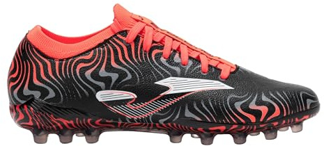 Joma Botas de Fútbol para Césped Natural y Artificial, 40-46 – Blanco Negro Artificial Evolution Cup Brinda Ligereza, Velocidad y Dominio para Entrenamientos de Alta Intensidad