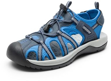 DREAM PAIRS Men's Sandals Hiking Water Sport Athletic Beach Outdoor Comfortable Casual Closed Toe Summer Sandal Shoes,Size 11,Navy,DMUMST2505