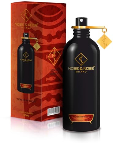 NOSE & NOSE MILANO Tonka Africa Profumo Unisex Extrait de Parfum Equivalente e Ispirato Arabians Tonka - Profumo di Lunga Durata e persistente, Fragranza Intensa con 30% di Essenza Pura 100 ml