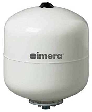 Imera - Vaso de Expansión Vertical Multiusos - Calefacción, ACS, Solar y Grupos de presión - 5 Años de Garantía - Membrana Butilo Plus - 10 Bares (12L)