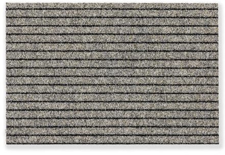 Fussmatte aussen & innen - Schmutzfangmatte beige 50x80cm & 0,22cm hoch - Fußmatte für eingelassene Rahmen im Eingang - Türmatte Made in Germany