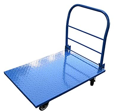 Handkarren, Gepäckwagen, Plattformwagen, Faltbarer Wagen, Karren mit beweglichen Rädern, Ständer, Plattformwagen (Farbe: 100 x 70 cm)