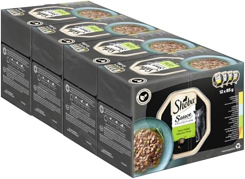 SHEBA Schale Multipack Sauce Collection Feine Vielfalt 4x12x85g