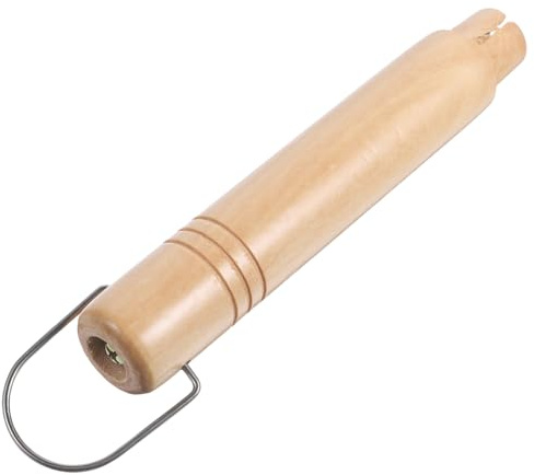 DONFAMDS Poignée De Casserole Bois Massif Antibrûlure Poignée Rechange Yukihira Pour Pot à Lait Accessoire Remplacement Pot Compatible Résistance Thermique Et Antidérapante Installation Sim