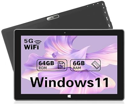 SZTPS Tablet PC Windows 11.10.1 inch Tablets Windows, Tablet Computer, Pantalla Táctil HD, 6GB RAM + 64GB Batería 6000mAh
