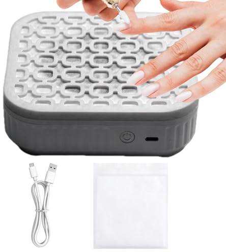 Aspirapolvere Per Unghie | 5500 giri/min Aspiratore Con Filtro | Aspiratore Elettrico Ricaricabile Silenzioso 2 Modalità Per Unghie,Per Smalto Gel Pedicure E Pulizie