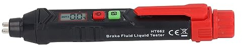 Dioche Settore Automobilistico Penna per Tester Liquido Liquido Freni - Rilevamento Accurato dell'umidità per DOT3/DOT4/DOT5.1 - Strumento di Test Diagnostico Automobilistico per la Manutenzione