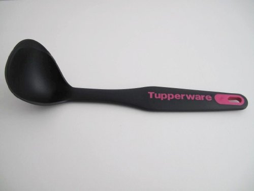 TUPPERWARE Greppredo liten slev rosa-svart såssked P 21056
