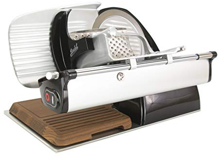 Palatina Werkstatt ® Bundle Berkel Home Line 200 - Máquina de cortar (modelo 2022), tabla de cortar y gamuza), color negro