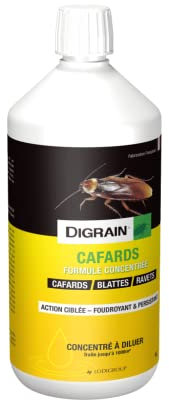 DIGRAIN Repulsif cafard et blatte à diluer Huile 1000 m2