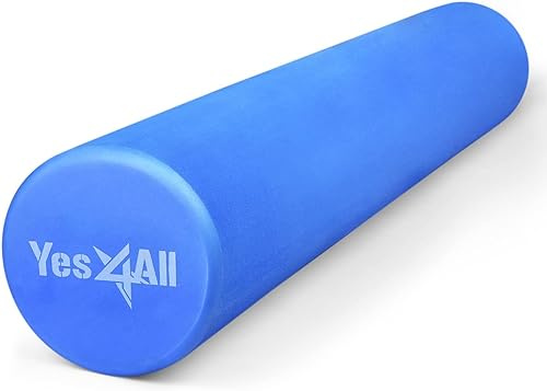 Yes4All EVA Firm Foam Roller for Back - Round Roller for Exercise, Yoga & Pilates 12/18/24/36 inch