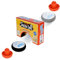 Air Hockey Hover Puck | Electric Floating Hockey mit 2 roten Air Hockey Drückern,Air Hockey Brettspiel Geschenk für Kinder Erwachsene