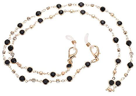 VALICLUD 1stück Metallische Brillenkette Verstellbare Anti-verlust Brillenhalterung Für Damen Und Herren Für Sport Outdoor-aktivitäten Und Alltag Installieren Und Stylisch