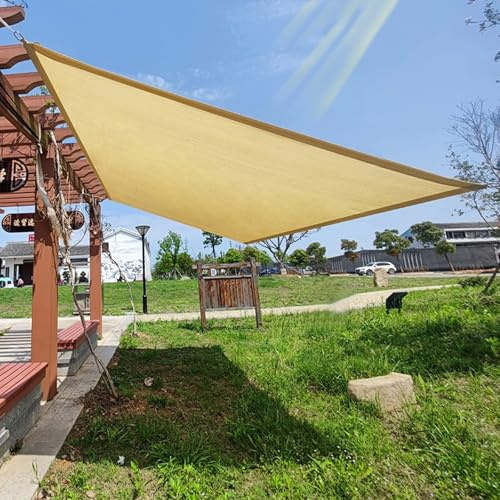 Tenda parasole rettangolare, 98% protezione UV per patio, cortile, prato e giardino, per esterni, per protezione solare e ombra durante le attività all'aperto