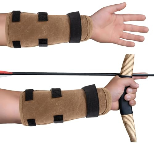 Tir a l'arc Protege,Protège-Bras pour tir à l'arc, protège-Avant-Bras pour tir à l'arcs avec protège-Doigts, Accessoires pour tir à l'arcs pour la Chasse et Le tir sur Cible