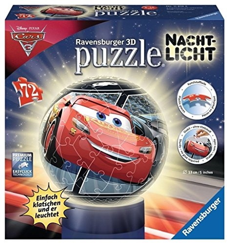 Ravensburger Erwachsenenpuzzle The Movie Disney Luce notturna: puzzle 3D Cars 3, 11816