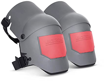 SureWerx Jackson Safety 95110 Ultra-Flex Knieschoner für Arbeit, Gartenarbeit, Bodenbelag oder Heimwerker, Grau