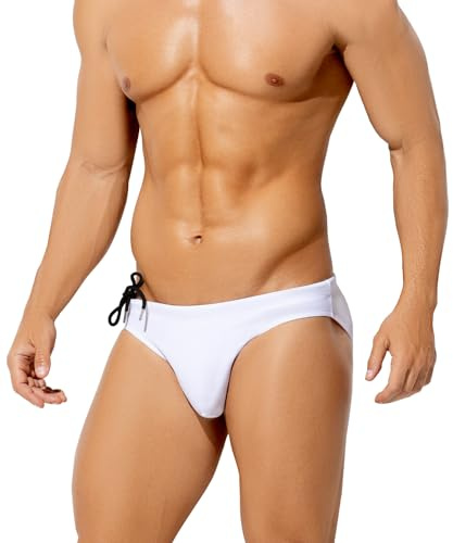 Casey Kevin Bañador de Natación Slip Hombre, Brief Trajes de Baño, Swimming Calzoncillos Secado Rápido para Playa Piscina Deportes Acuáticos Drawstring Baador