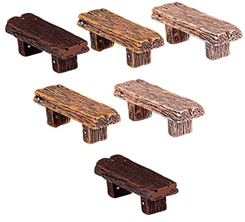 SUPVOX Ensemble De Mini Tabourets Décoratifs en Résine 6 Couleurs Aléatoires pour Décoration Dintérieur