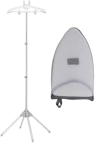 Zunetsutock Support pour fer à repasser vapeur - Avec support - Réglable en hauteur et rotatif - Pour le séchage des textiles - Pour la maison et l'hôtel