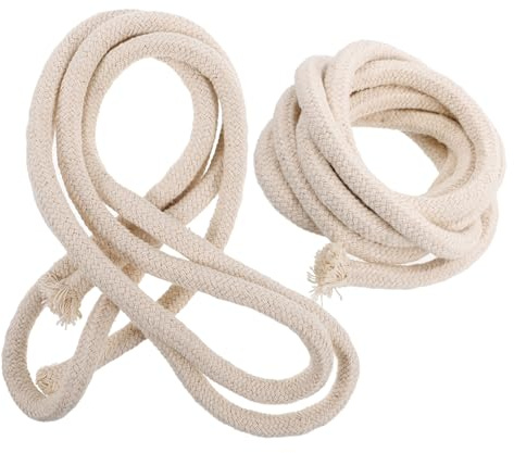 Anneome 2 pièces Mèche pour Lampe à Huile Coton Pure Remplacement Polyvalent pour Lampes à Pétrole Portables Intérieur et Extérieur Compatible