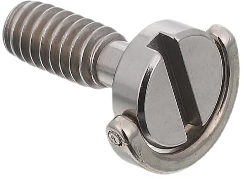 IMIKEYA Vite per Treppiede in Acciaio Inox 1/4 Anello a d per Fotocamere Mirrorless e Reflex Vite per Piastra di Montaggio a Sgancio Rapido Accessorio per Attacco Stabile in Ambito