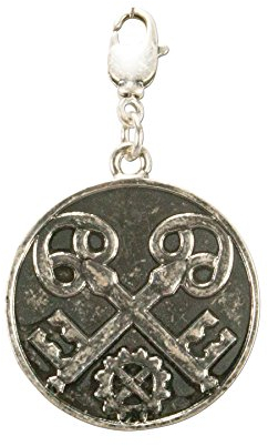 Alpenflüstern Trachten-Anhänger Maibaum Schlosser für Charivari oder Trachtenkette (antik-silber-farben) AAH151