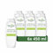 Simple Kind to Skin Refreshing Shower Gel pack of 6 body wash with natural cucumber extract for dry skin 450 ml, White