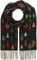 FRAAS Cashmink Weihnachtsschal - warmer Schal mit Winter-Motiv für Damen und Herren - 35 x 200 cm - Made in Germany