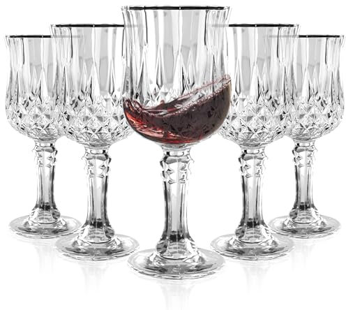 6 vasos de chupito: 60 ml vasos de chupito con mango, vasos de licor reutilizables, mini vasos de tequila, vasos de chupito para bodas, fiestas, camping, festivales