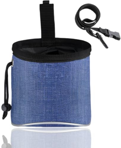 XYTAHDM Sacca per Cani per Addestramento del Cane,Borsa per Snack per Cani, Multifunzionale Borsa Porta Snack Cane con Dispenser per Sacchetti, Cintura Regolabile
