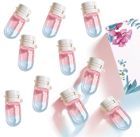 10 Pcs Mini Hair Perfume for Women, 2-in-1 Aromatherapy Sparkling Oil, Moisturizing & Massaging Hair, Hair Perfume Oil Set For Dry, Frizzy & Damaged Hair (15ml, Cherry on the Strand)