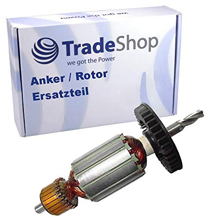 Rotor für Bosch Schlagbohrmaschinen wie PSB400, PSB 400, PSB400-2, PSB 400-2 - Ersatz Anker mit Lüfter zum Austausch