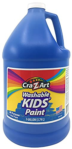 Cra-Z-Art Kids Washable Tempera Poster Paint Non-Toxic Art Supplies - Blue - 1 Gallon