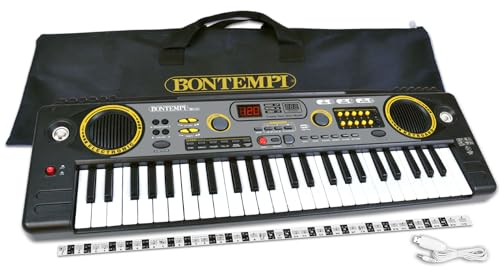 Bontempi | HarmonyTouch - Tastiera Digitale a 49 Tasti con Accessori Completi per un Tocco Armonioso,