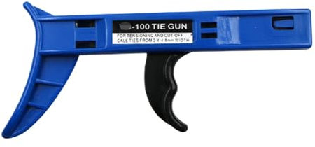 Utensile per fascette, strumento di taglio per fascette, strumento di serraggio multiuso per fascette, strumento di avvolgimento portatile, tagliacavi per l'organizzazione di cavi