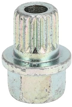 VekAuto Tuerca De Bloqueo De Rueda Para BMW Duradera Aleación De Acero Galvanizado 36/20Pt Tono Plateado Llave De Extracción De Tuerca Antirrobo