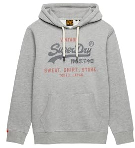 SUPERDRY herr Vl Heritage Relaxed Hood Tröja (1-pack)