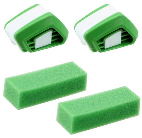 NHQZ 2 Stück Scheibenwischer Schneider Schärfer,Autowischer Nachschneider Auto Scheibenwischer,Wischblattschneider,Scheibenwischer Trimmer Scheibenwischer Abzieher Mit Schwämme Reinigungstücher