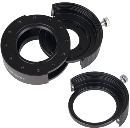 Svbony SV226P Telescopio Filtro Cajón M42-M48, Portafiltros para Telescopio, Doce Roscas Hembra M2,5 para OAG, Antifugas de Luz, Accesorios Astronómicos para Astrofotografía de Cielo Profundo