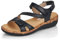 Remonte Damen R6850 Sandale, schwarz / 01, 39 EU
