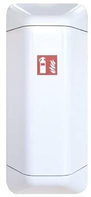 Eichner 9127-01116 - Armadio di design per estintori, Defi e cassetta di medicazione, dimensioni 527 mm x 433 mm x 225 mm, colore: Rosso