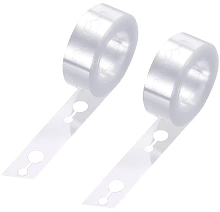 Balloon Arch Strips & Garlands - 2 Rolls Double Hole Chain for Parties, Weddings & Birthdays