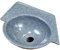 Aufsatzwaschbecken asymmetrisch, blau, 45 x 32 cm