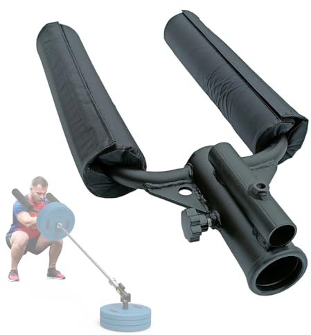 Eiusltsd Landminegriffsbefestigung, Schulterpresse Mit Schäumender Polsterung Und Zwei Griffe Für 1 & 2 Zoll Langhantel, Landmine Gebogene Reihe